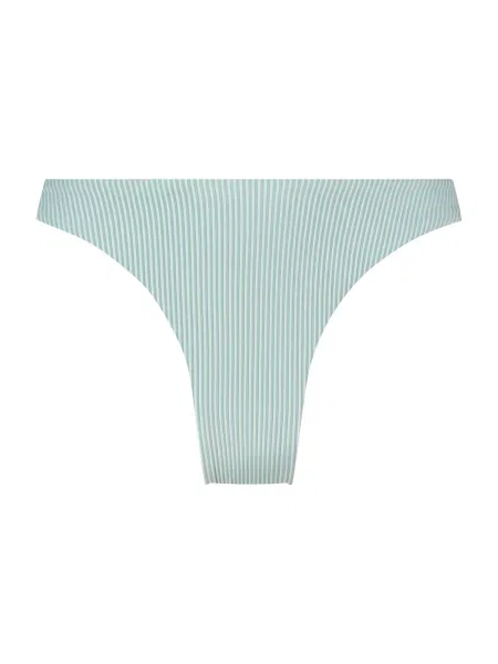 Hunkemöller Slip costum de baie Fiji cyan alb
