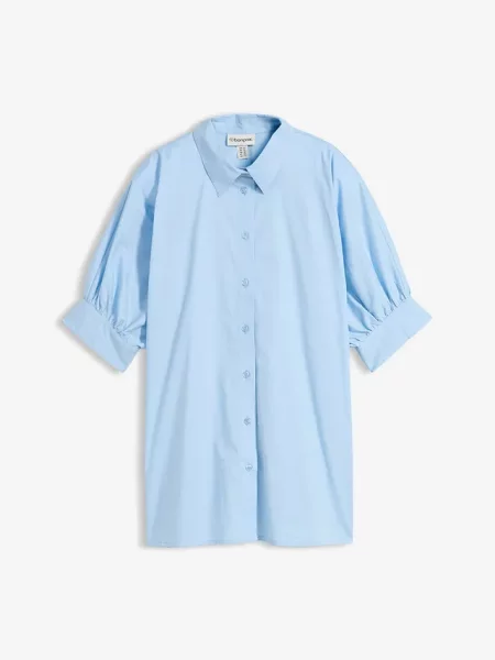 Bluzka oversize niebieska