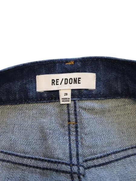 Proste jeansy Re/done niebieskie