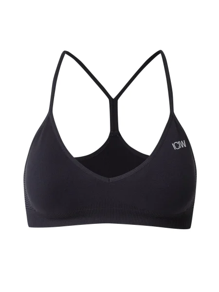 ICANIWILL Sutien sport Ignite negru alb