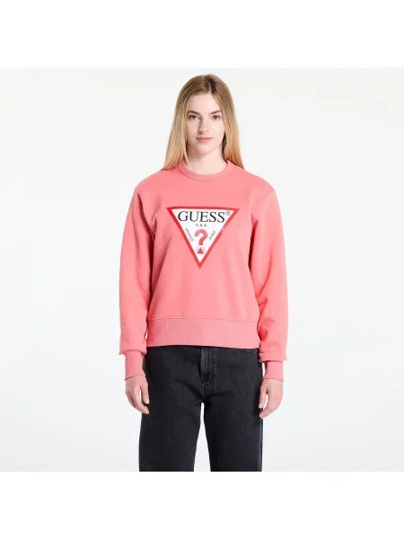 Флийс полар Guess с принт розово