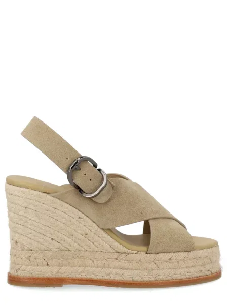 Espadrile Castaner cu pană cu cataramă