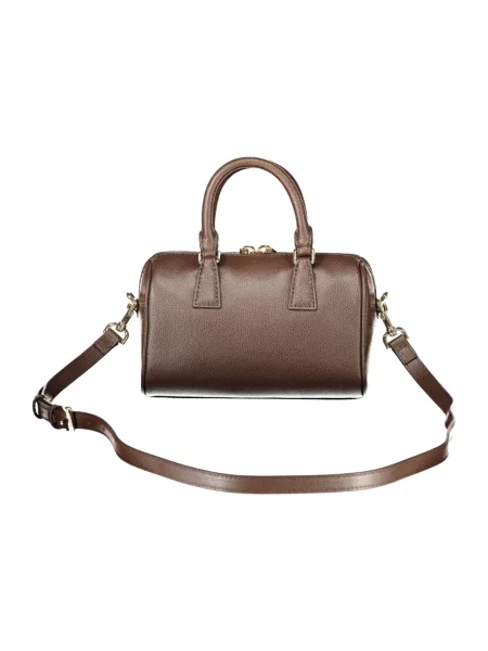 Furla torebka crossbody skórzana Olivia Mini Boston Bag brązowa
