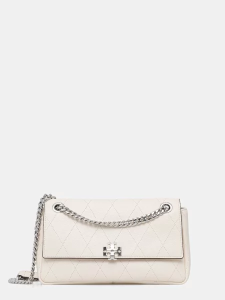 Tory Burch geantă crossbody pentru femei din piele Charlie bej
