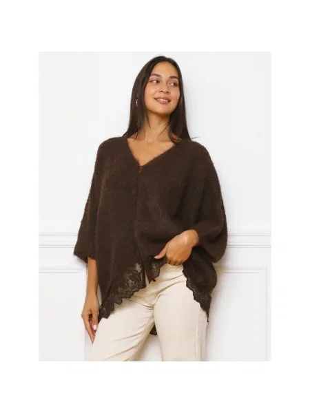 Pulover La Modeuse maro