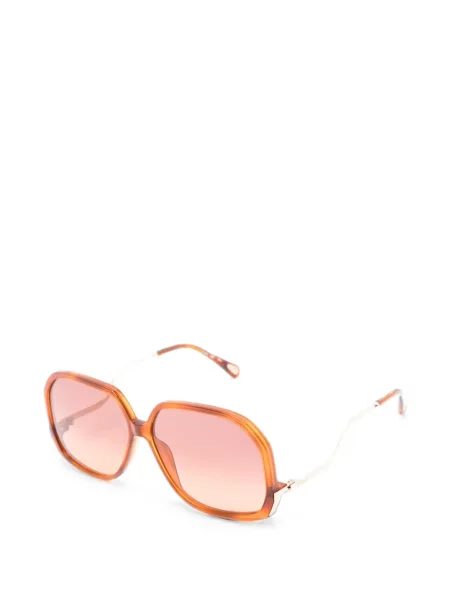 Ochelari de soare Chloé cu autograf maro
