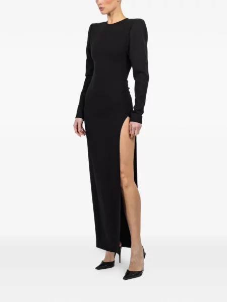 Rochie maxi Wardrobe.nyc de costum negru