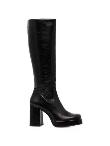 Botine Jonak Paris cu platformă negru