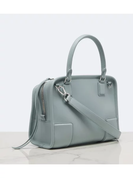 Top Loewe din piele albastru