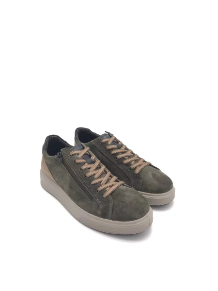 Sneakersy Igi&co skórzane zielone