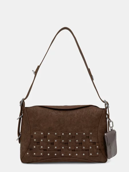 Geanta crossbody Desigual maro