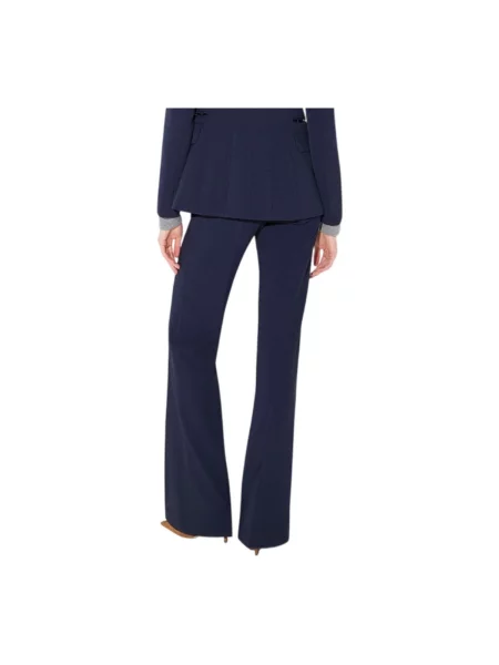 Pantaloni Elisabetta Franchi evazate albastru