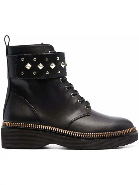 Michael Kors De piele botine HASKELL CUFF negru