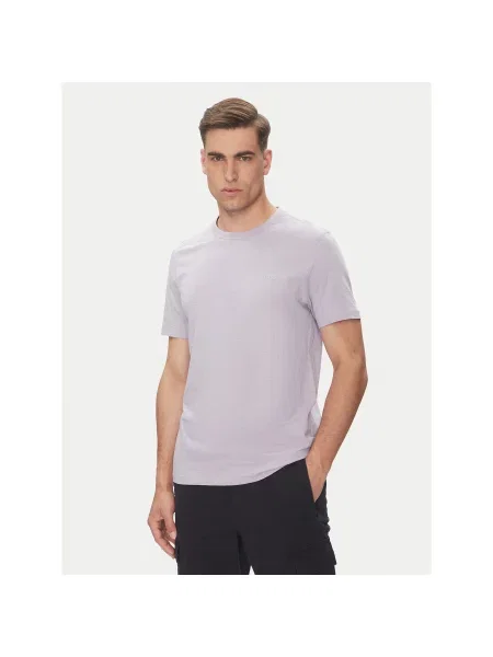 BOSS Majica Tegood Regular Fit vijolična