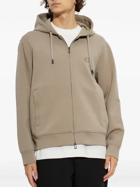Siuvinėtas džemperis su gobtuvu Emporio Armani