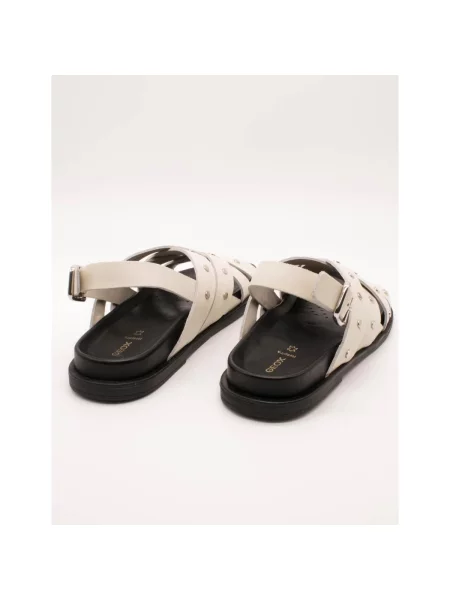 Geox sandale de piele D ADELASH alb