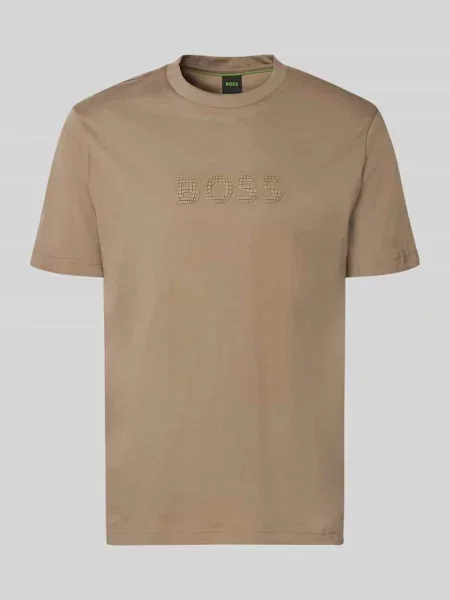 T-shirt o kroju regular fit z czystej Model TS_TERRACE' Boss Green