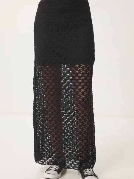 Happiness İstanbul Fustă negru