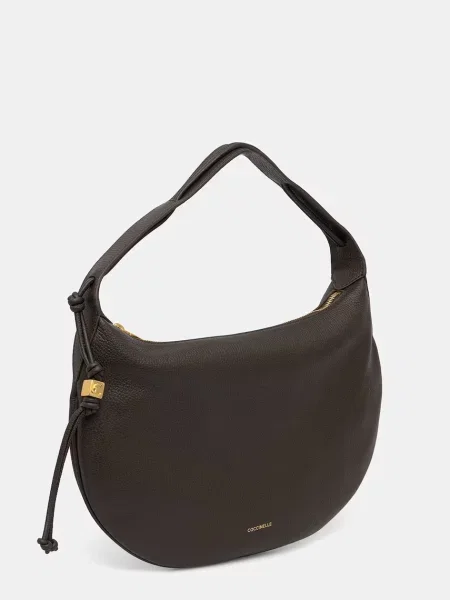 Geanta hobo Coccinelle din piele verde