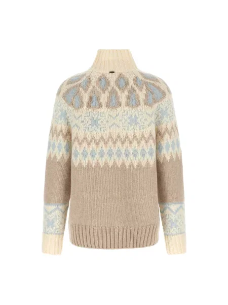 Sweter Herno wełniany beżowy