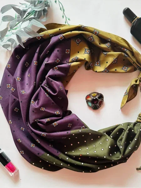 MyScarf Хустка Шовк фіолетовий