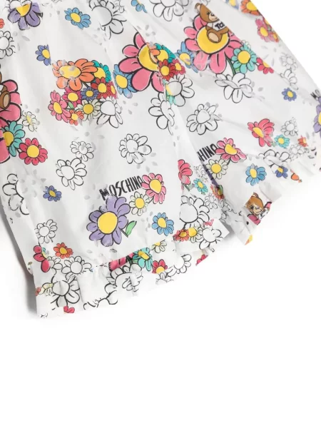 Szorty dziecięce Moschino białe