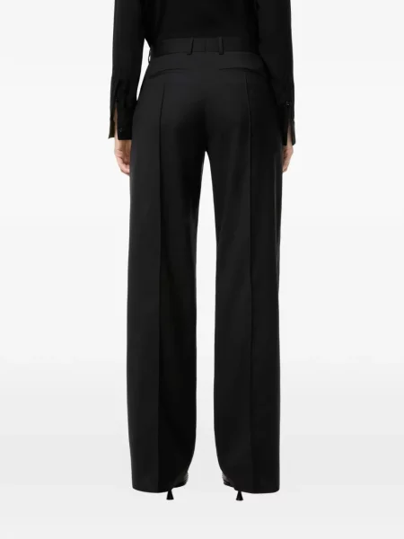 Pantaloni Burberry de lână negru