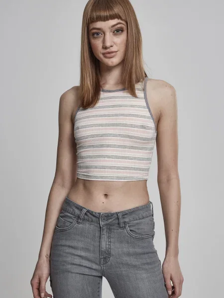 Top Urban Classics w paski biały