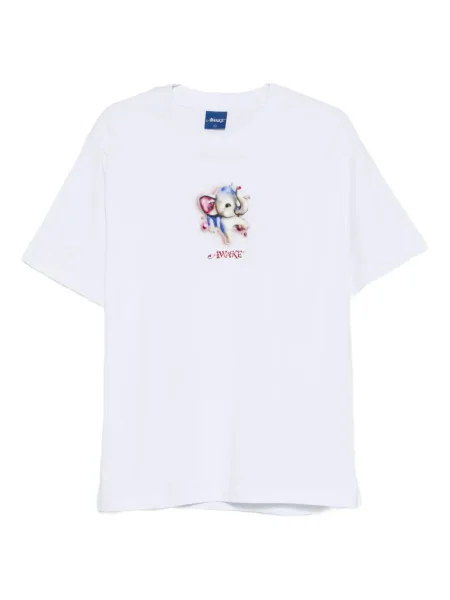 Tricou Awake Ny cu imagine alb