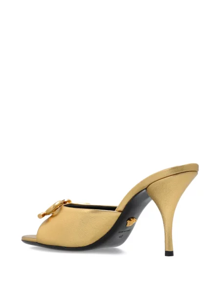 Sandale Versace cu funde galben