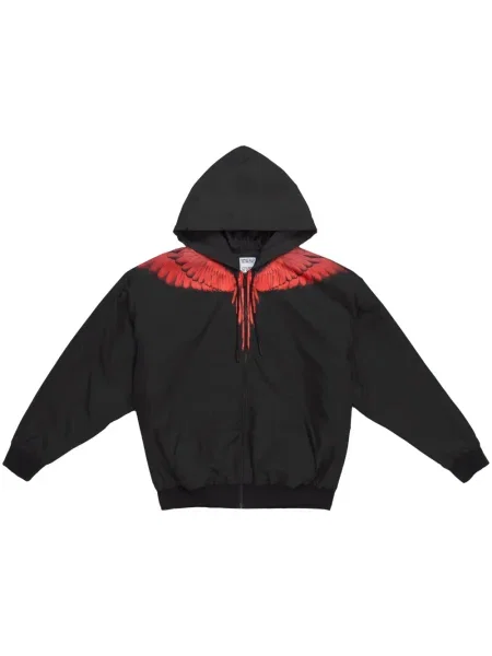 Geacă Marcelo Burlon County Of Milan cu glugă negru