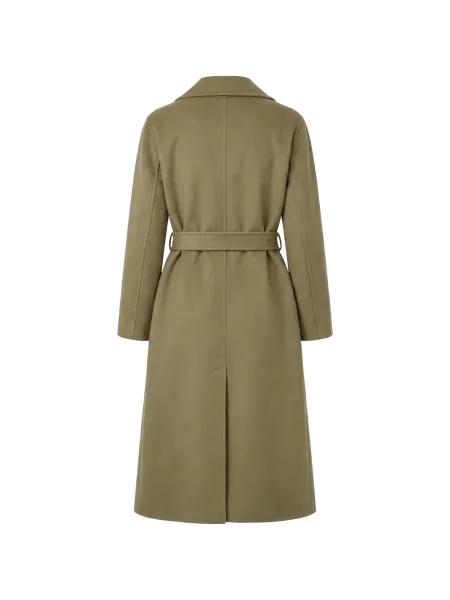 Cu centură palton Max Mara verde