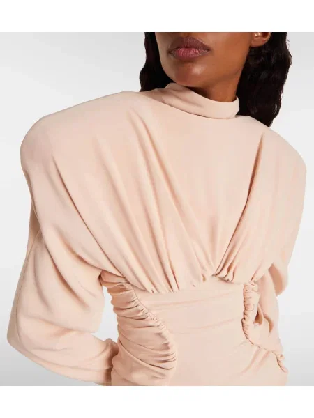 Rochie Stella Mccartney din jerseu de costum roz