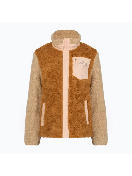 Bluză fleece pentru femei KADVA Rodvik WMNS Różowy/Beżowy