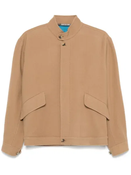 Geacă bomber Paul Smith de lână maro