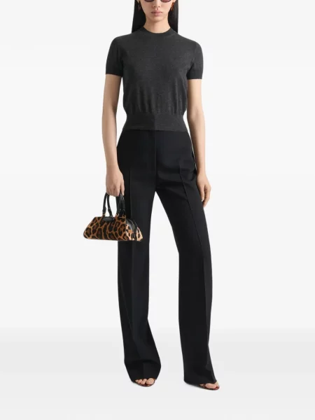 Pantaloni Givenchy de lână negru