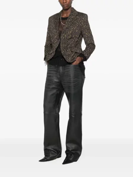 Sacou R13 cu imagine cu model leopard maro