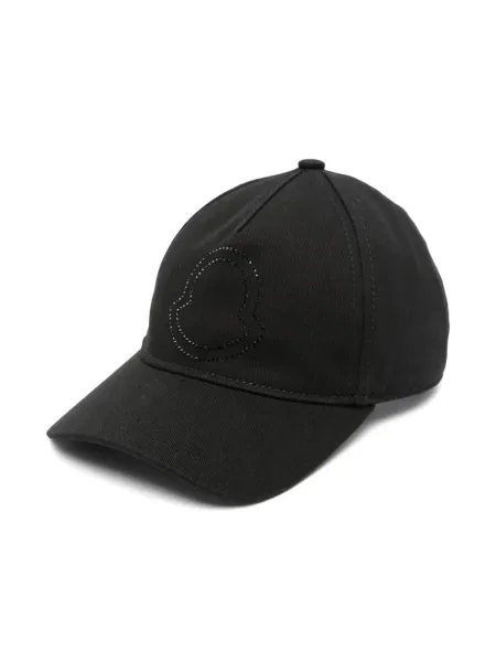 Czapka z daszkiem dziecięca Moncler Enfant czarna
