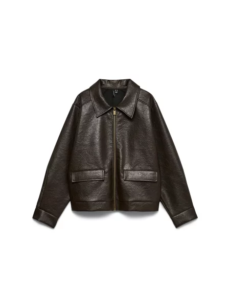 VERO MODA Geacă de primăvară-toamnă VMBRIDGET ciocolatiu