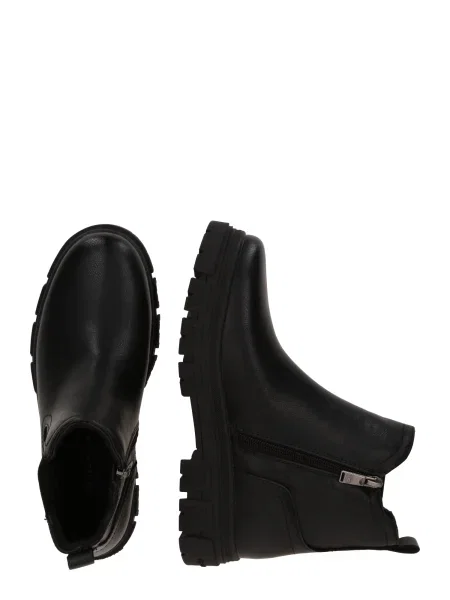 TOM TAILOR Botine negru