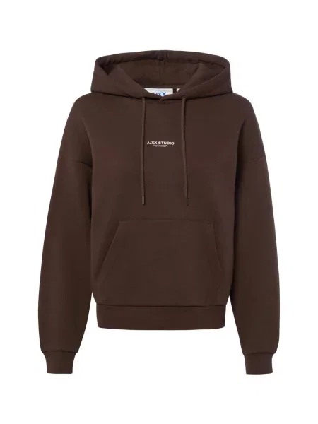 JJXX bluza z kapturem Kobiety S brązowy