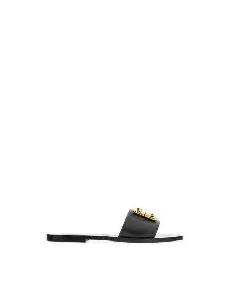 Klapki Givenchy skórzane czarne