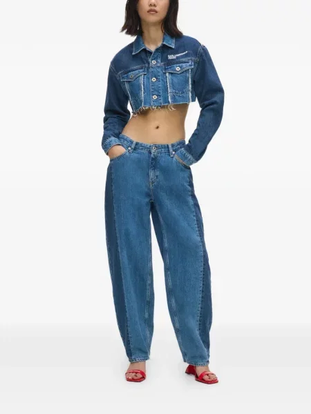Blugi Karl Lagerfeld Jeans albastru