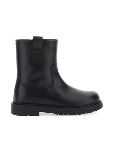 Botki dziecięce Emporio Armani czarne