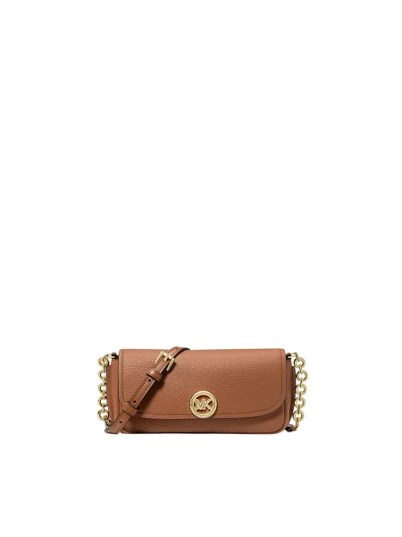 MICHAEL Michael Kors torebka skórzana brązowa