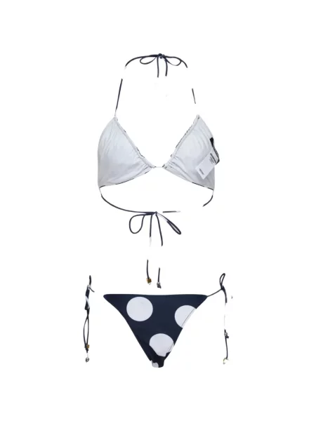 Bikini Jacquemus cu buline albastru