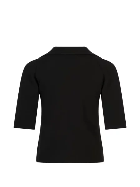 Gulerat top Jil Sander negru