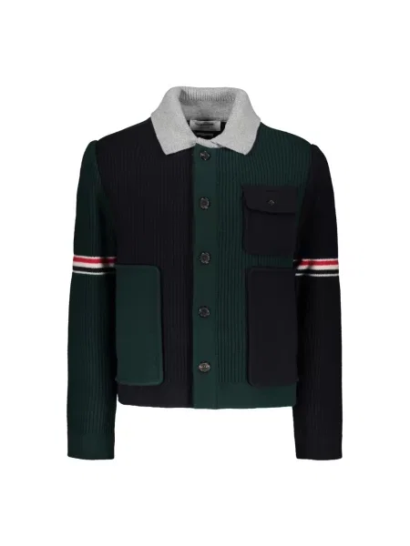 Kardigan Thom Browne zielony