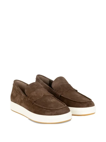 Pantofi loafer Hogan din piele de căprioară maro