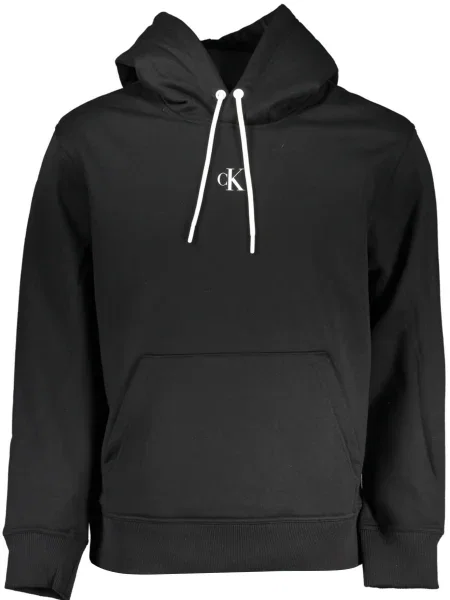 Hanorac cu glugă Calvin Klein negru
